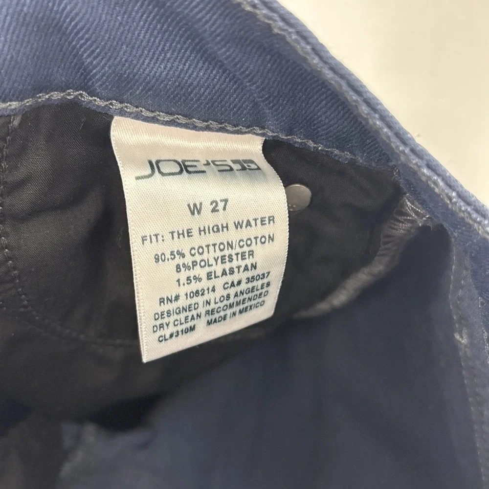 Joe's‎ Jeans High Water Saddie Skinny Jeans Size 27 Dark Blue